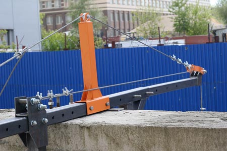парапетная консоль 1.7 метра - вид спереди