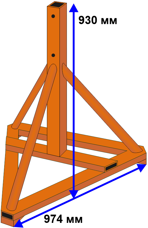 Опора Дельта-Т универсальная